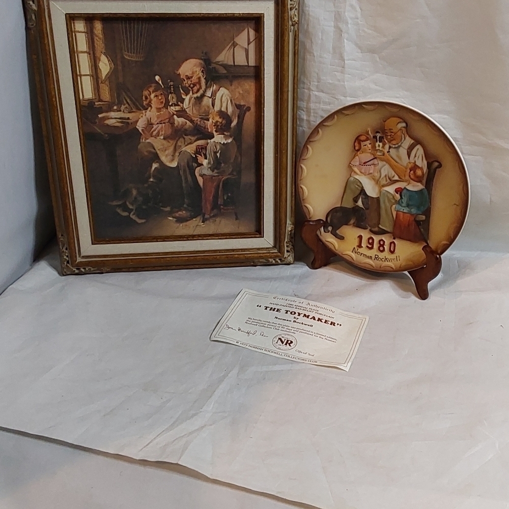 The TOY MAKER  BY NORMAN‎ ROCKWELL - Picture 2 of 6